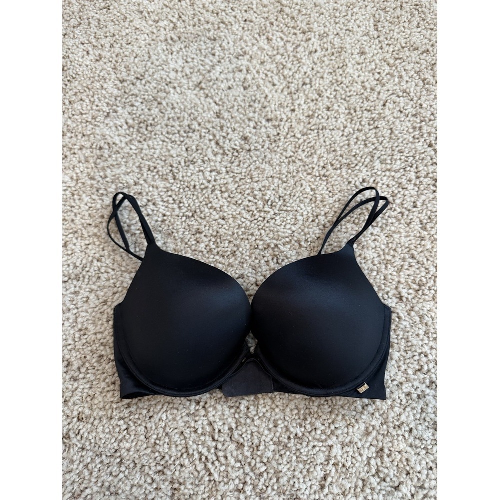 Black Victoria's Secret Push-Up Padded Bra In A Woman's Size 32DD